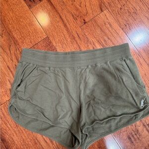 Free People Movement Olive Green Women's Sweat Shorts Sz L